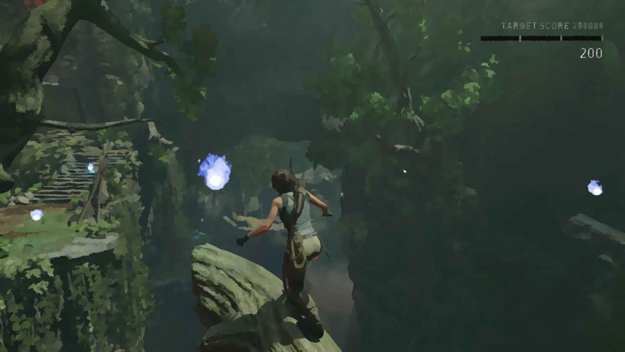 Shadow of the Tomb Raider​™ using the Painterly filter