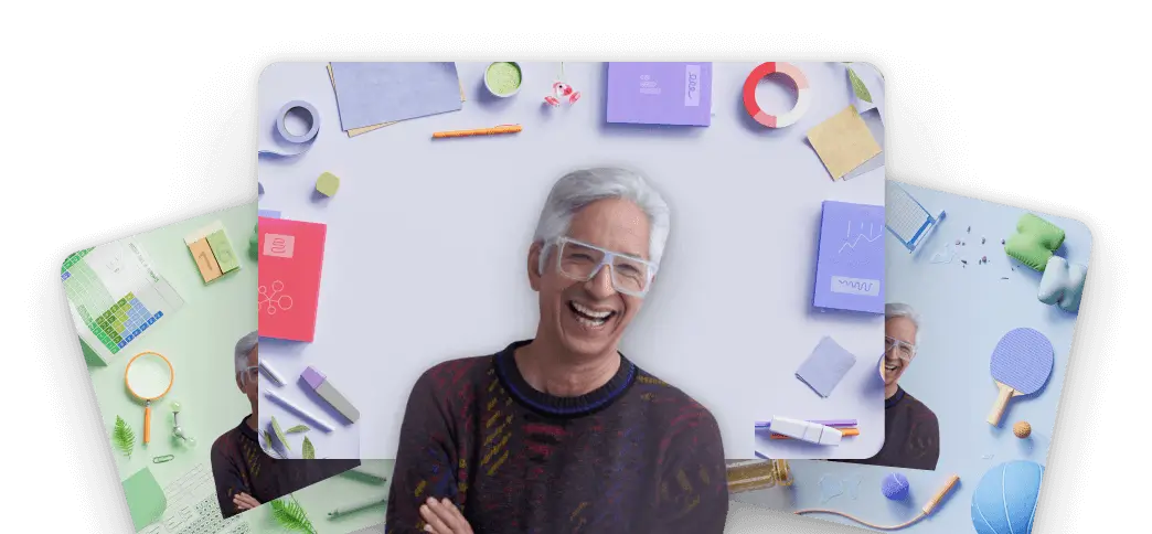 Family using Teams for event video chat